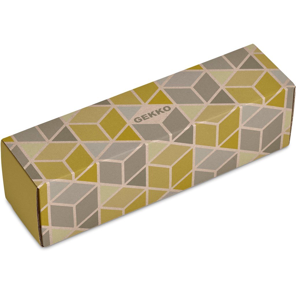 Lamda Lite Bottle in Bianca Custom Gift Box - Bottles Flasks And Tall Tumblers In Boxes,Custom Packaging