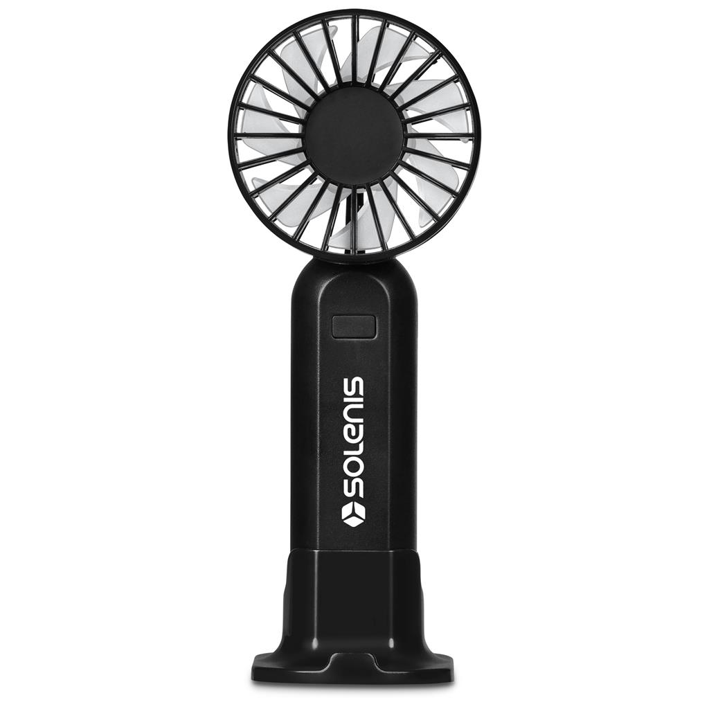 Laqueta Rechargeable Handheld Mini USB Fan BLACK - Desktop Mobile Accessories,Technology