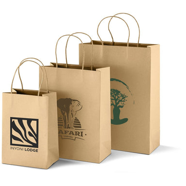 Large Eco-Friendly Paper Gift Bag Natural / NT - Bags