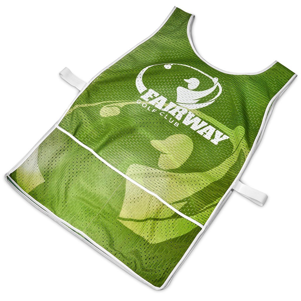 Custom League Caddy Bib SOLID WHITE - Sports and Fitness,Custom Fitness