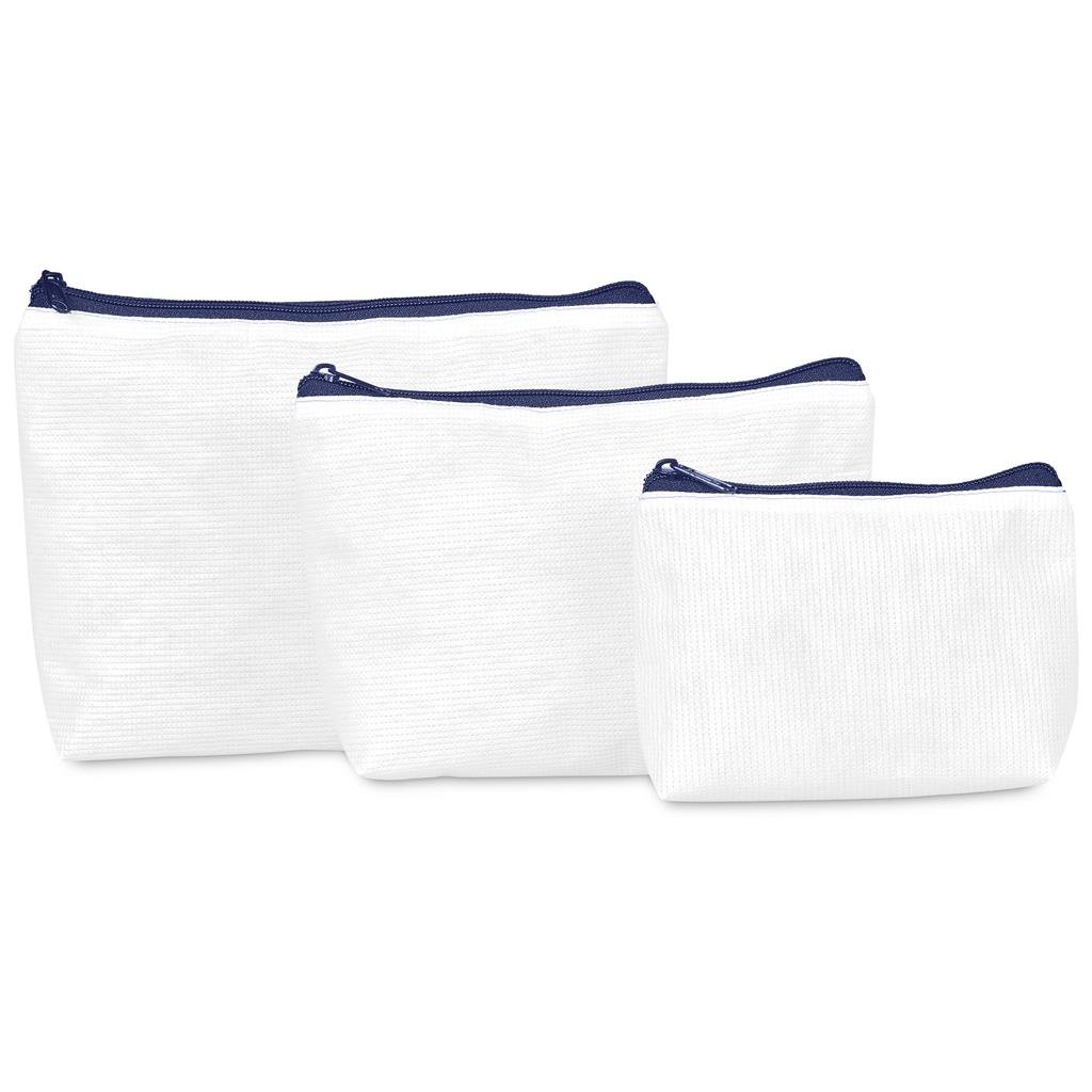 Custom Leanne Recycled PET Stitch-Bond Midi Toiletry Bag - and Cosmetic Bags,Custom Bags