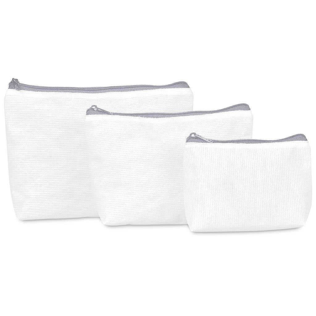 Custom Leanne Recycled PET Stitch-Bond Mini Toiletry Bag - and Cosmetic Bags,Custom Bags