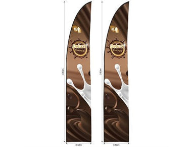Legend 3m Sublimated Arcfin Flying Banner Skin (Set Of 2)-Banners