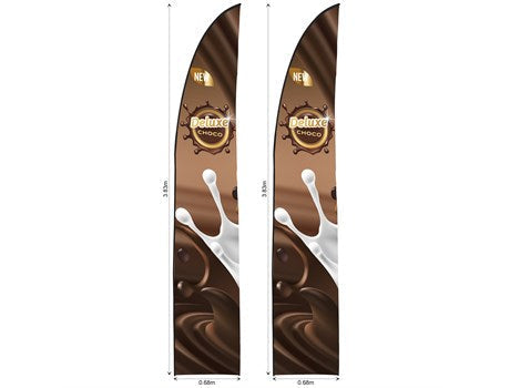 Legend 3m Sublimated Arcfin Flying Banner Skin (Set Of 2)-Banners