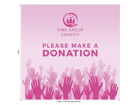 Legend Curved Banner Wall Skin with Wings 2.32 x 2.25m-