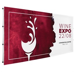 Legend Double-Sided Straight Banner Wall 4.45m x 2.25m - Banners