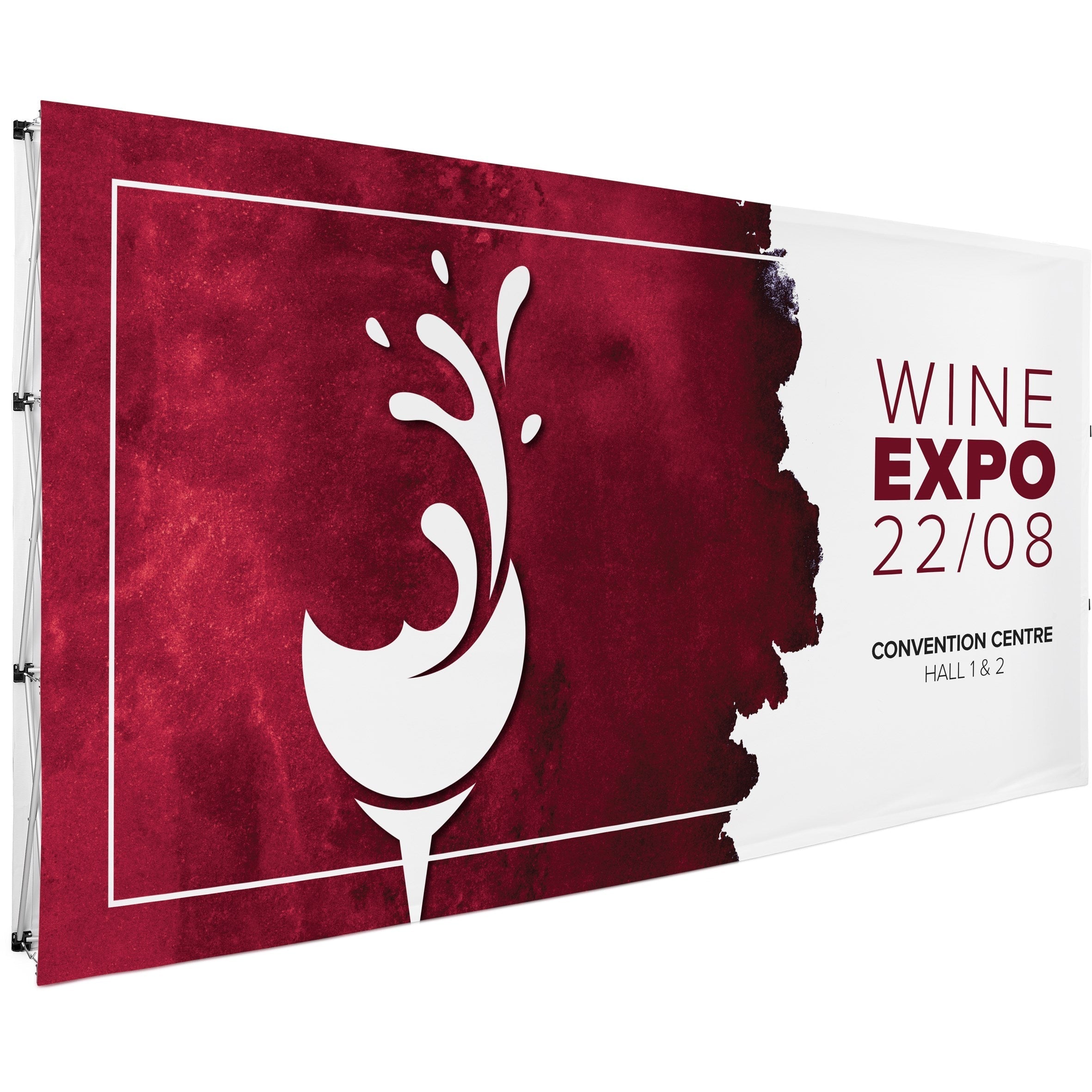 Legend Double-Sided Straight Banner Wall 4.45m x 2.25m - Banners