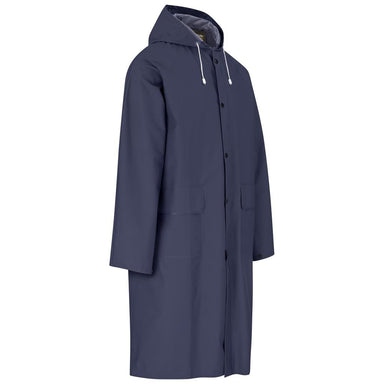 Light Duty Storm Rubberised Polyester/PVC Raincoat - Navy - Rainwear
