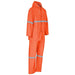 Light Duty Tornado Hi-Viz Reflective Rubberised Rainsuit - Orange - Rainwear