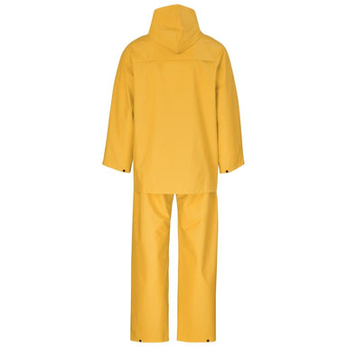 Light Hurricane Rubberised Polyester/PVC Rainsuit - Yellow - Rainwear