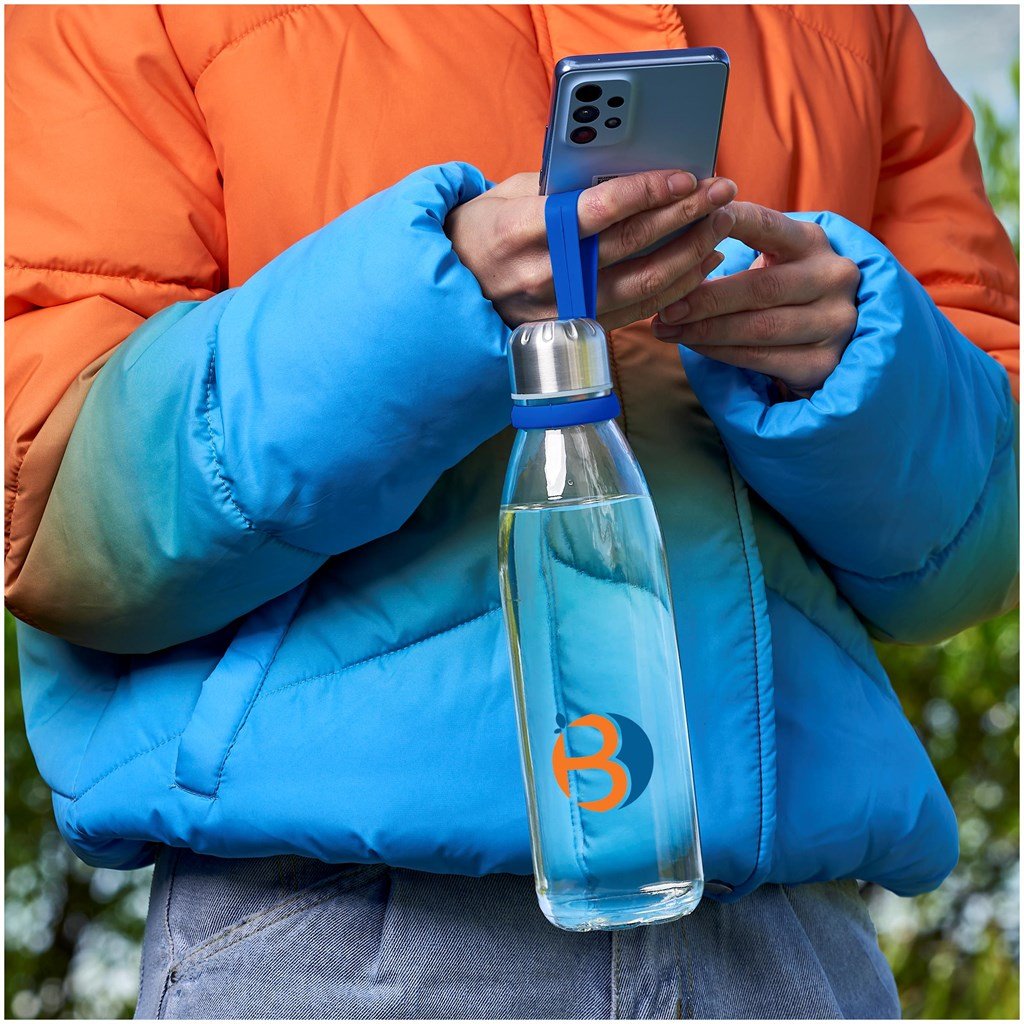 Loopy Glass Water Bottle - 650ml - Bottles