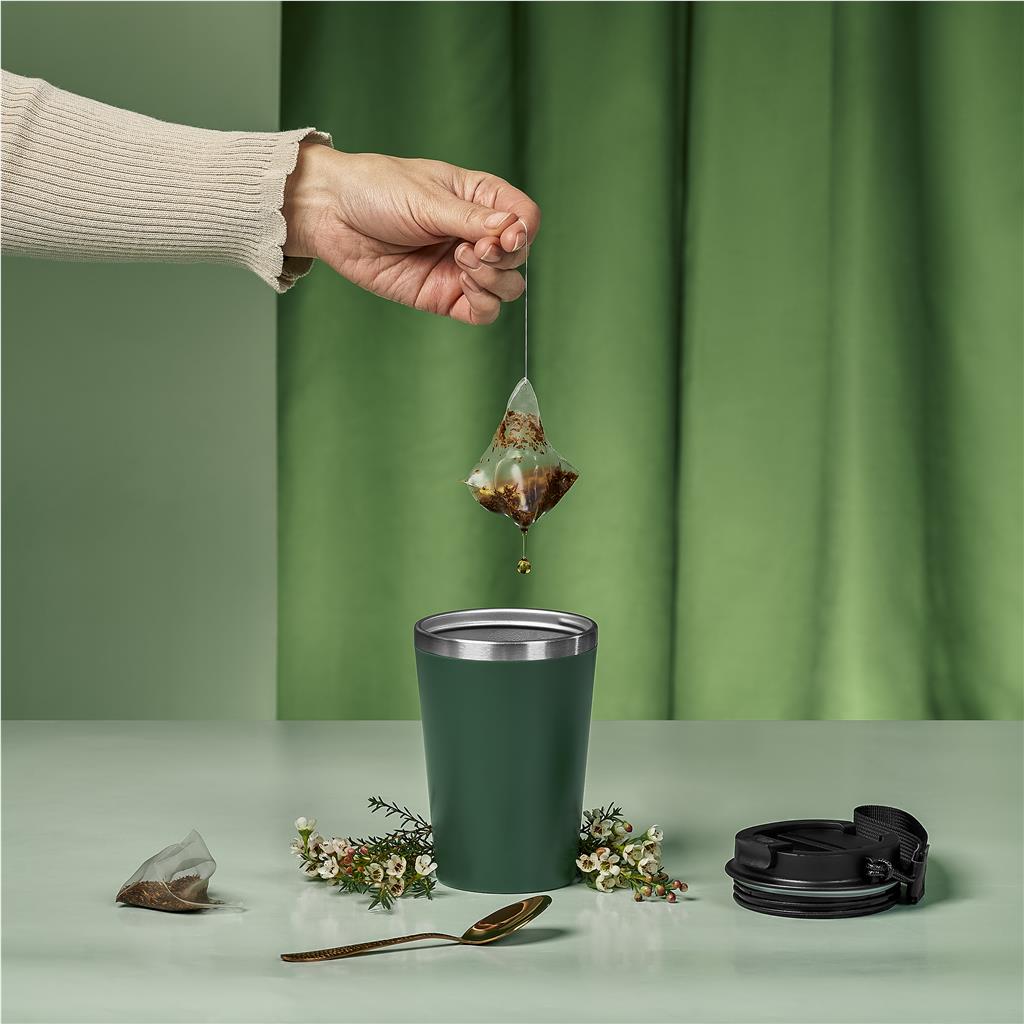 Luca Stainless Steel & Plastic Double-Wall Tumbler – 350ml - Travel Mugs and Tumblers,Drinkware