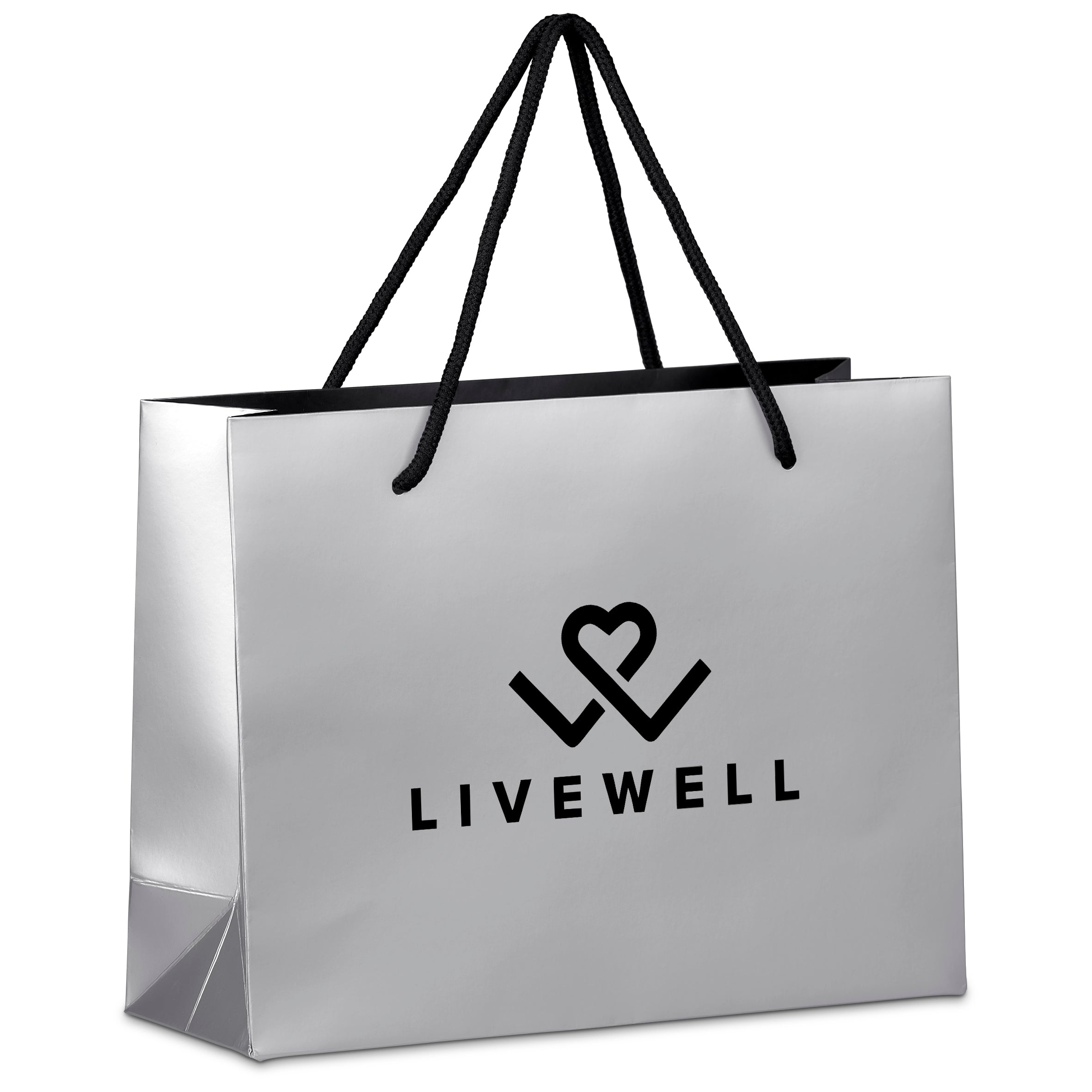 Majesty Mini Paper Gift Bag Silver / S