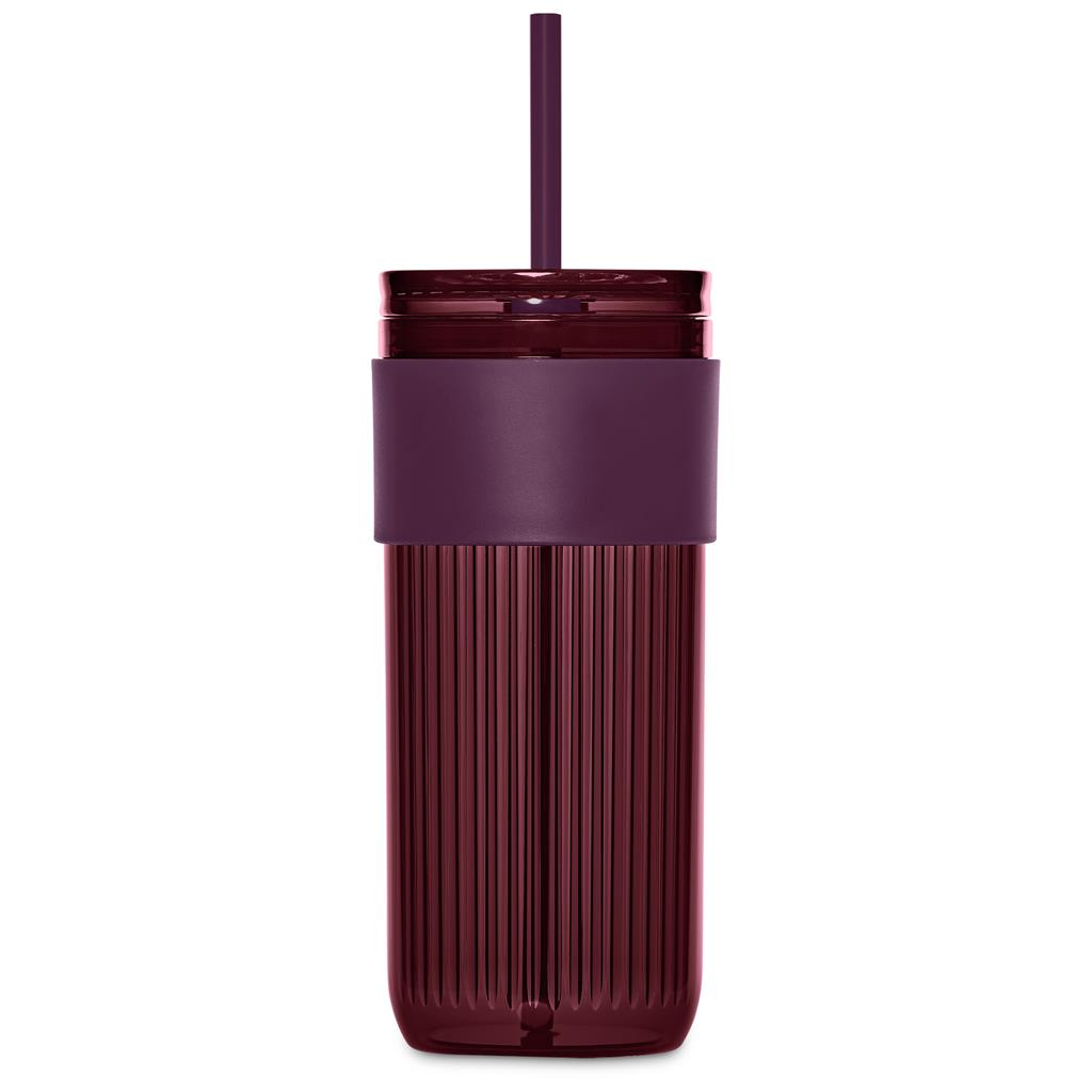 Mayfair Plastic Tumbler & Straw – 650ml - Drinkware,Travel Mugs and Tumblers,Drinkware