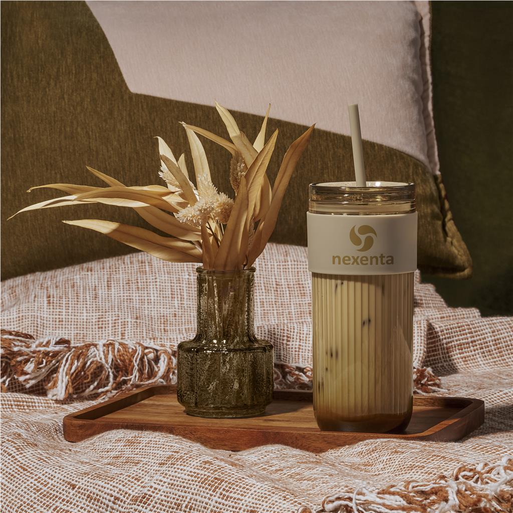 Mayfair Plastic Tumbler & Straw – 650ml - Drinkware,Travel Mugs and Tumblers,Drinkware