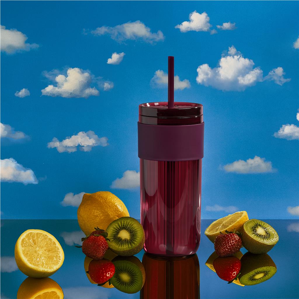 Mayfair Plastic Tumbler & Straw – 650ml - Drinkware,Travel Mugs and Tumblers,Drinkware