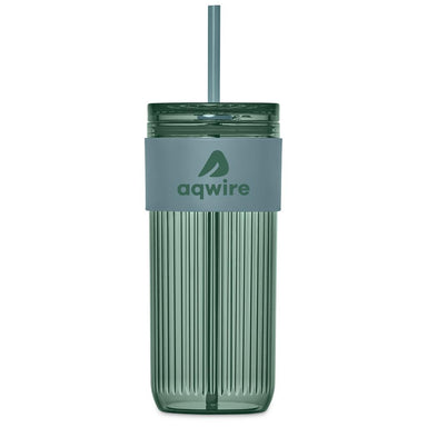 Mayfair Plastic Tumbler & Straw – 650ml DUSTY TEAL - Drinkware,Travel Mugs and Tumblers,Drinkware