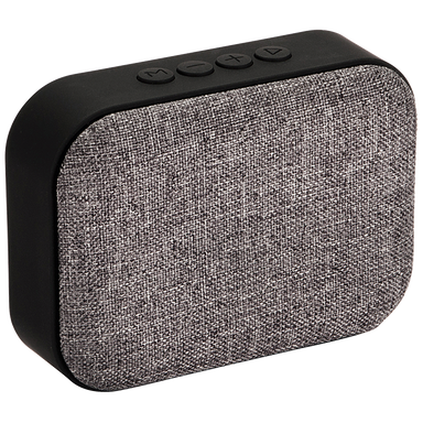 Melange Fabric Bluetooth Speaker Grey / STD / Last Buy - Technology