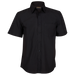 Mens Basic Poly Cotton Lounge Short Sleeve  Black / 