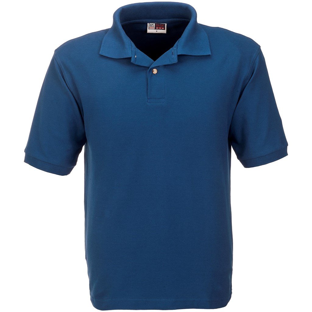 Mens Boston Golf Shirt L / BLUE - Shirts