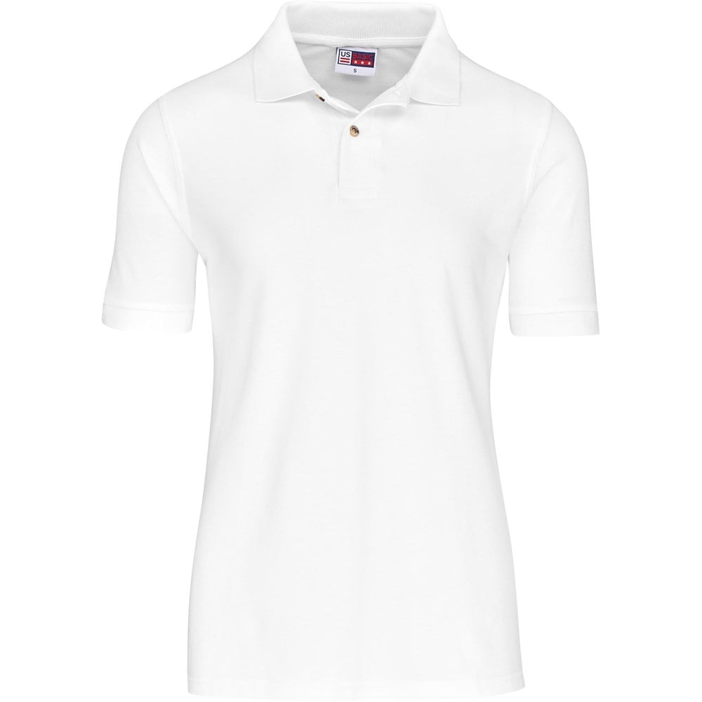 Mens Boston Golf Shirt M / WHITE - Shirts