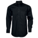 Mens Brushed Cotton Twill Lounge Long Sleeve Black / 3XL / Regular - Shirts-Corporate