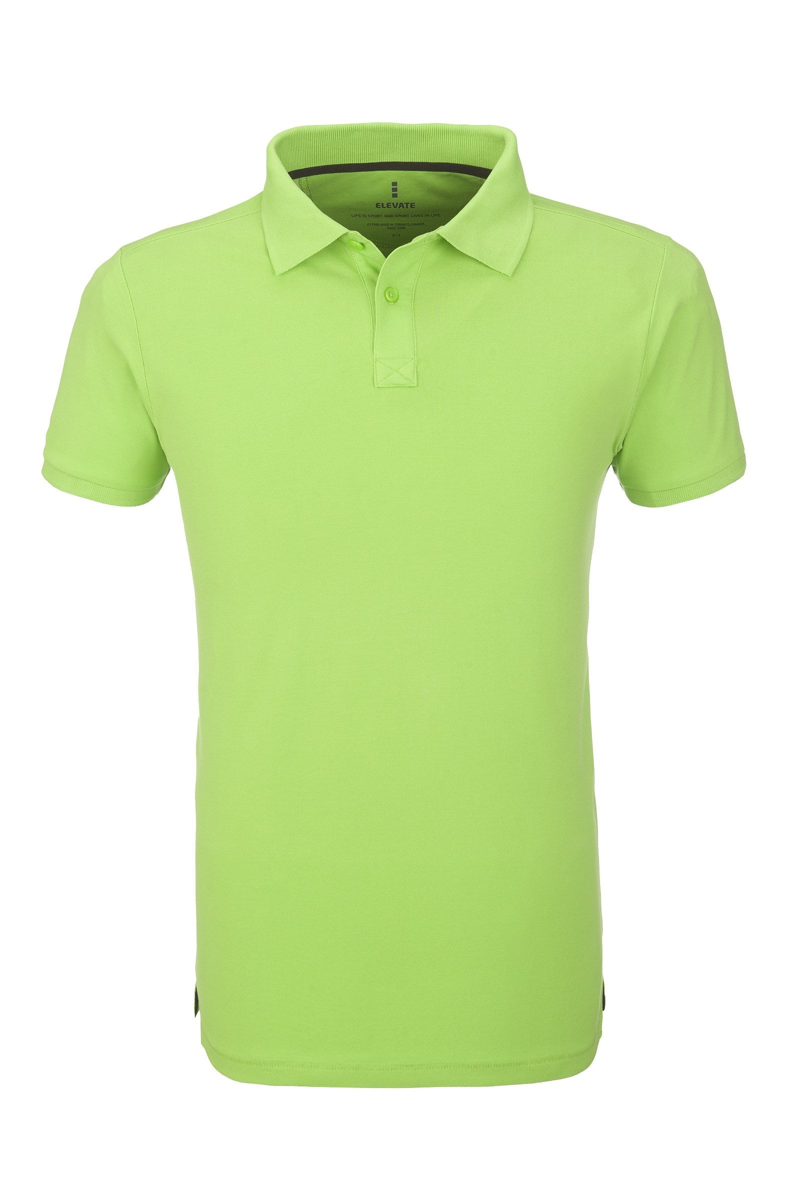 Mens Calgary Golf Shirt - Black Only-2XL-Lime-L