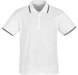 Mens Cambridge Golf Shirt - Black Red Only-