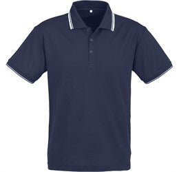 Mens Cambridge Golf Shirt - Black Red Only-
