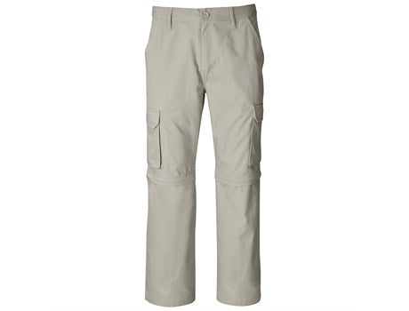 Mens Cargo Zip Off Pants-Pants