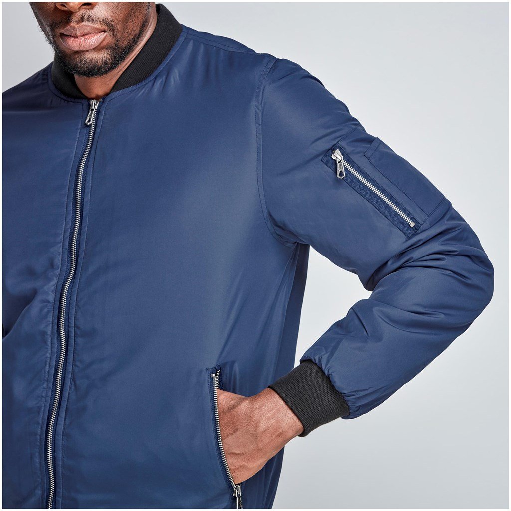 Mens Crusader Bomber Jacket - Black