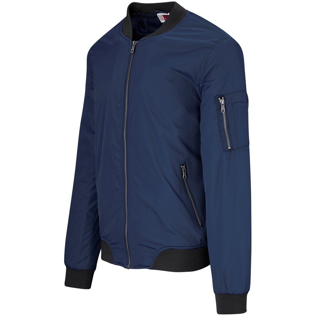 Mens Crusader Bomber Jacket - Black