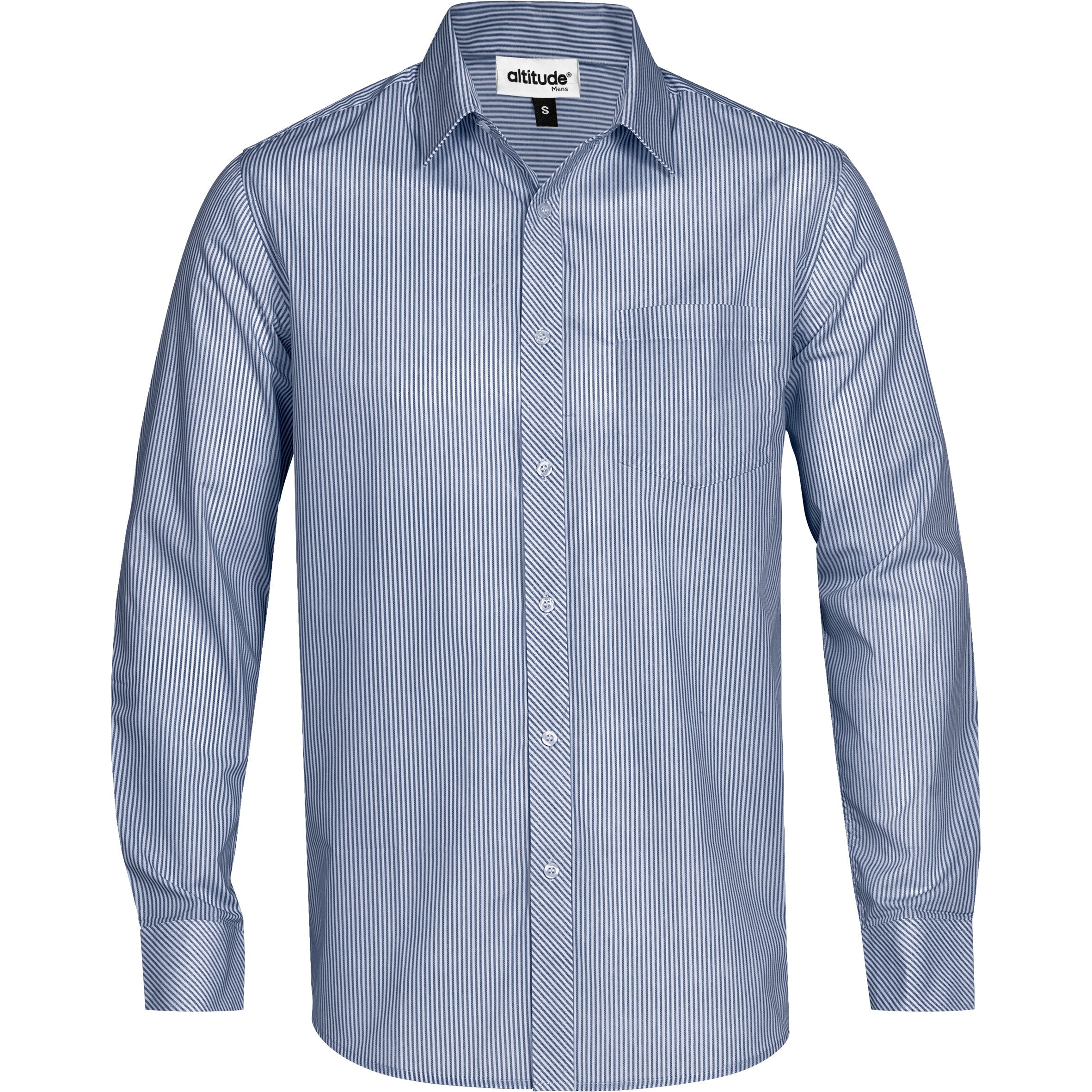 Mens Long Sleeve Birmingham Shirt - Navy Only-