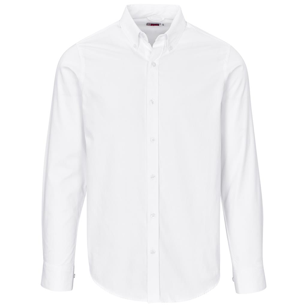 Mens Long Sleeve Cotton Twill Moderna Shirt S / WHITE - Lounge Shirts,New Clothing 2025