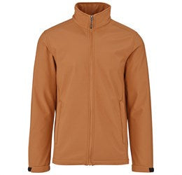 Mens Maxson Softshell Jacket - Orange Only-Coats & Jackets