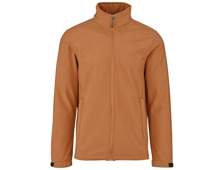 Mens Maxson Softshell Jacket - Orange Only-Coats & Jackets
