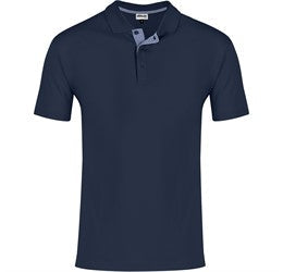 Mens New York Golf Shirt-L-Navy-N