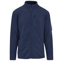 Mens Oslo Micro Fleece Jacket-Coats & Jackets-2XL-Navy-N