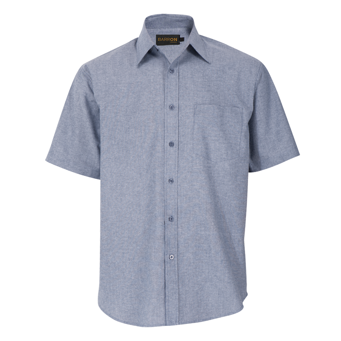 Mens Oxford Lounge Short Sleeve - Shirts-Corporate