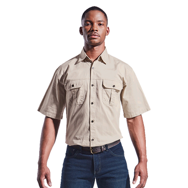 Mens Plain Bush Shirt - Shirts-Outdoor
