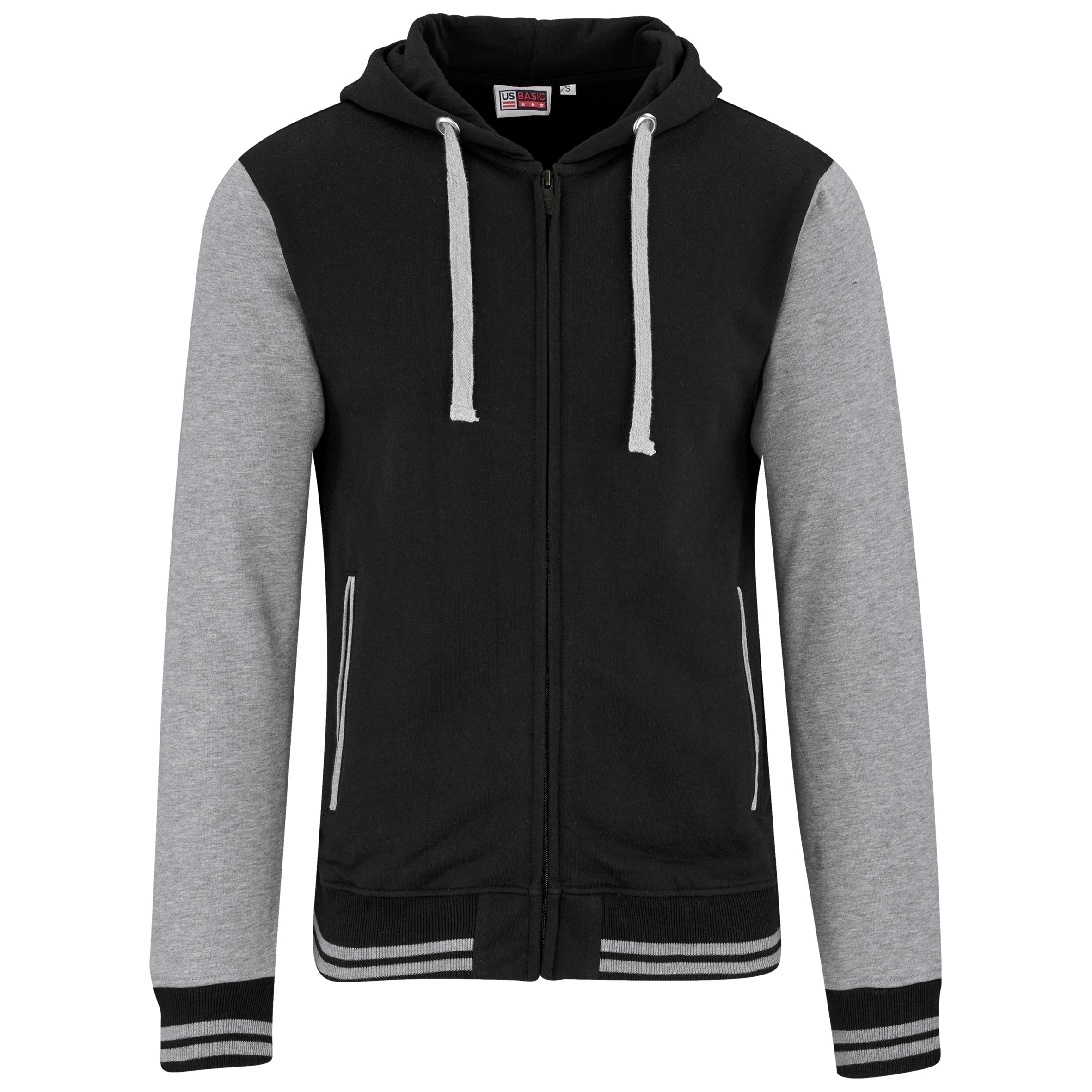 Mens Princeton Hooded Sweater-2XL-Black-BL