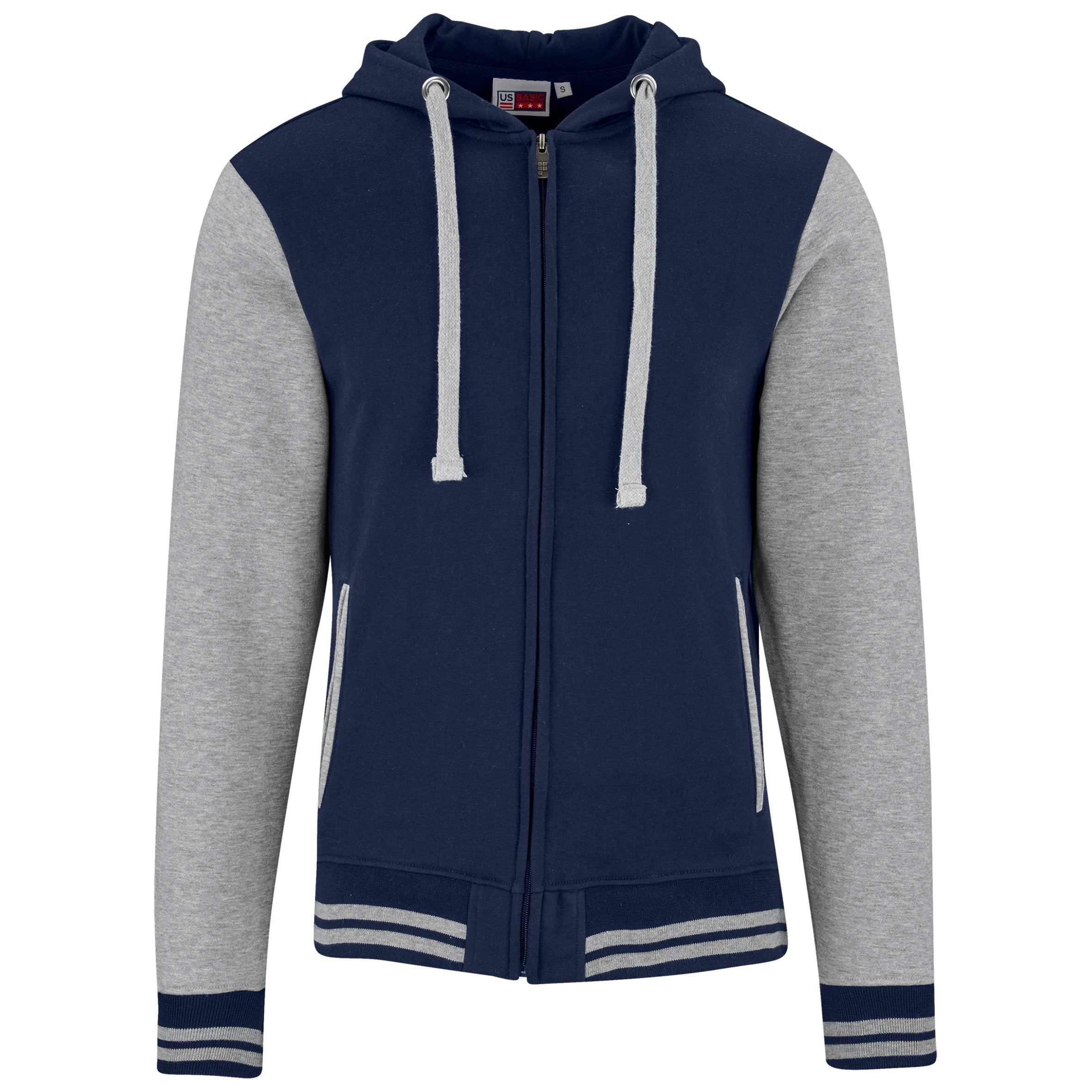 Mens Princeton Hooded Sweater-2XL-Navy-N