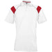 Mens Score Golf Shirt - White Red S / WHITE RED - Shirts,Golf Shirts
