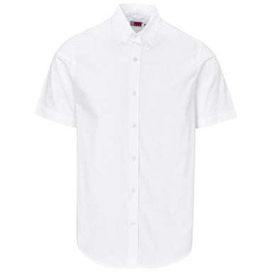 Mens Short Sleeve Cotton Twill Moderna Shirt S / WHITE - Lounge Shirts,New Clothing 2025