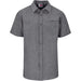 Mens Short Sleeve Oxford Shirt S / DARK GREY - Lounge Shirts