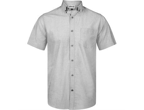 Mens Short Sleeve Viscount Shirt - Royal Blue Only-