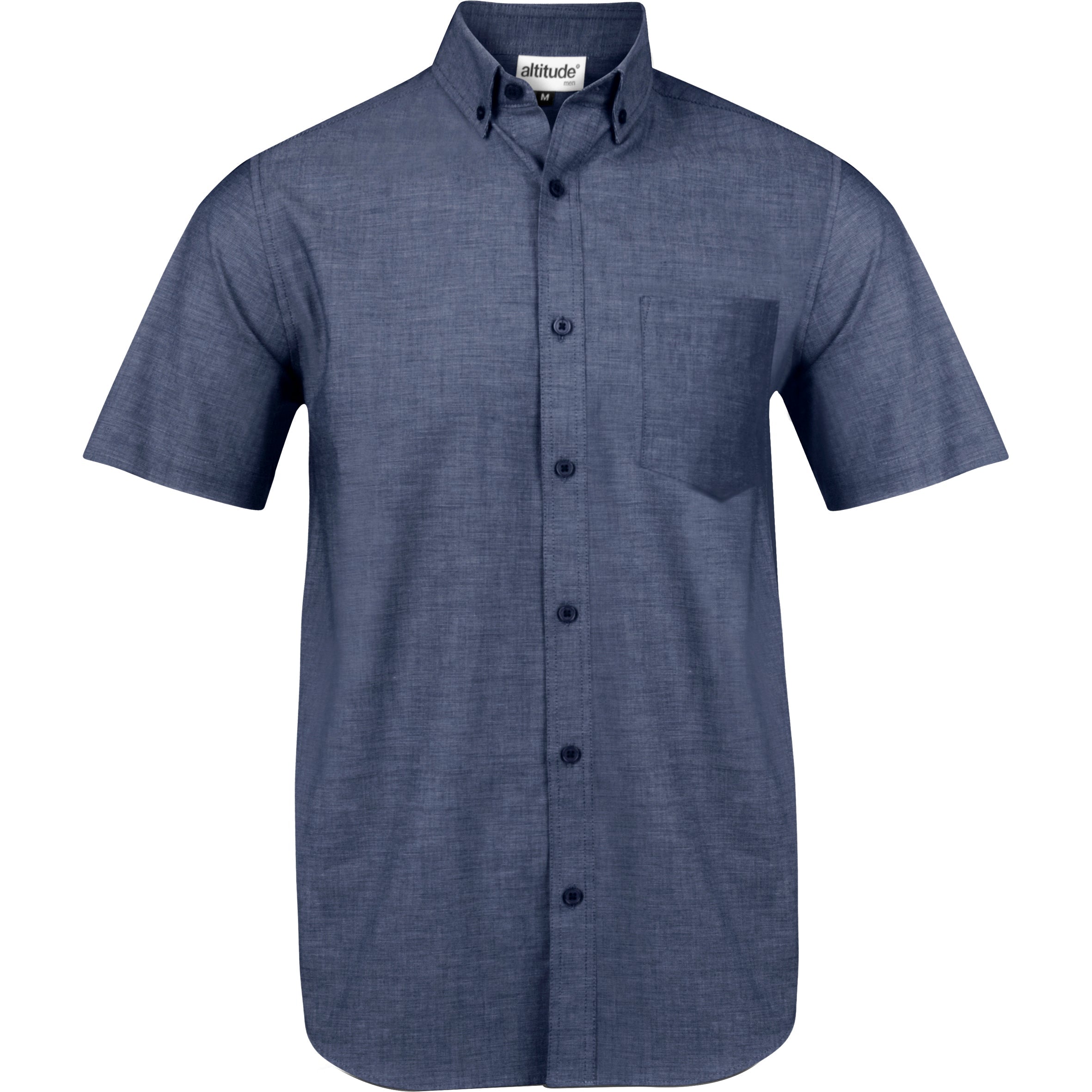 Mens Short Sleeve Viscount Shirt - Royal Blue Only-