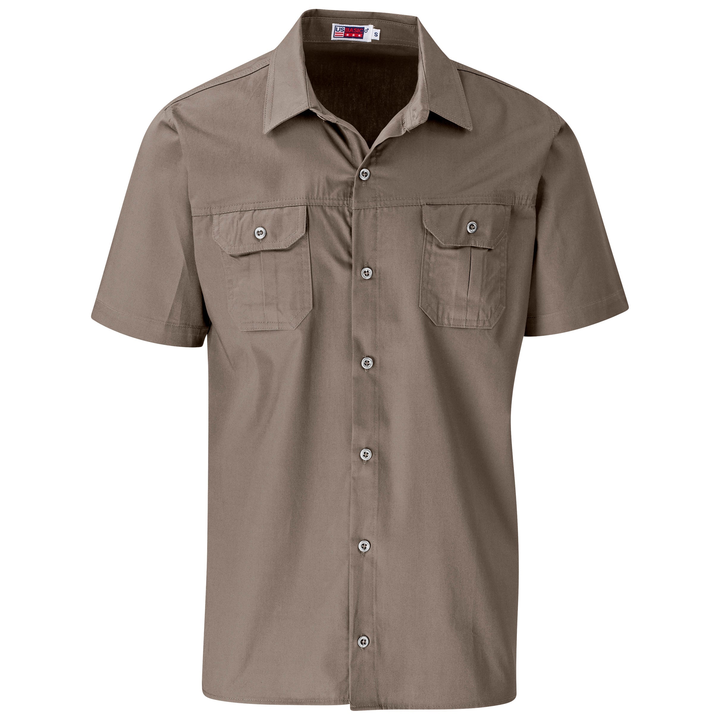 A khaki coloured bush safari shirt