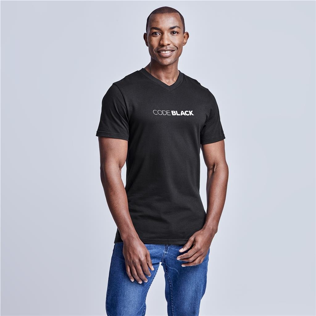 Mens Super Club 165 V-Neck T-Shirt - Lime