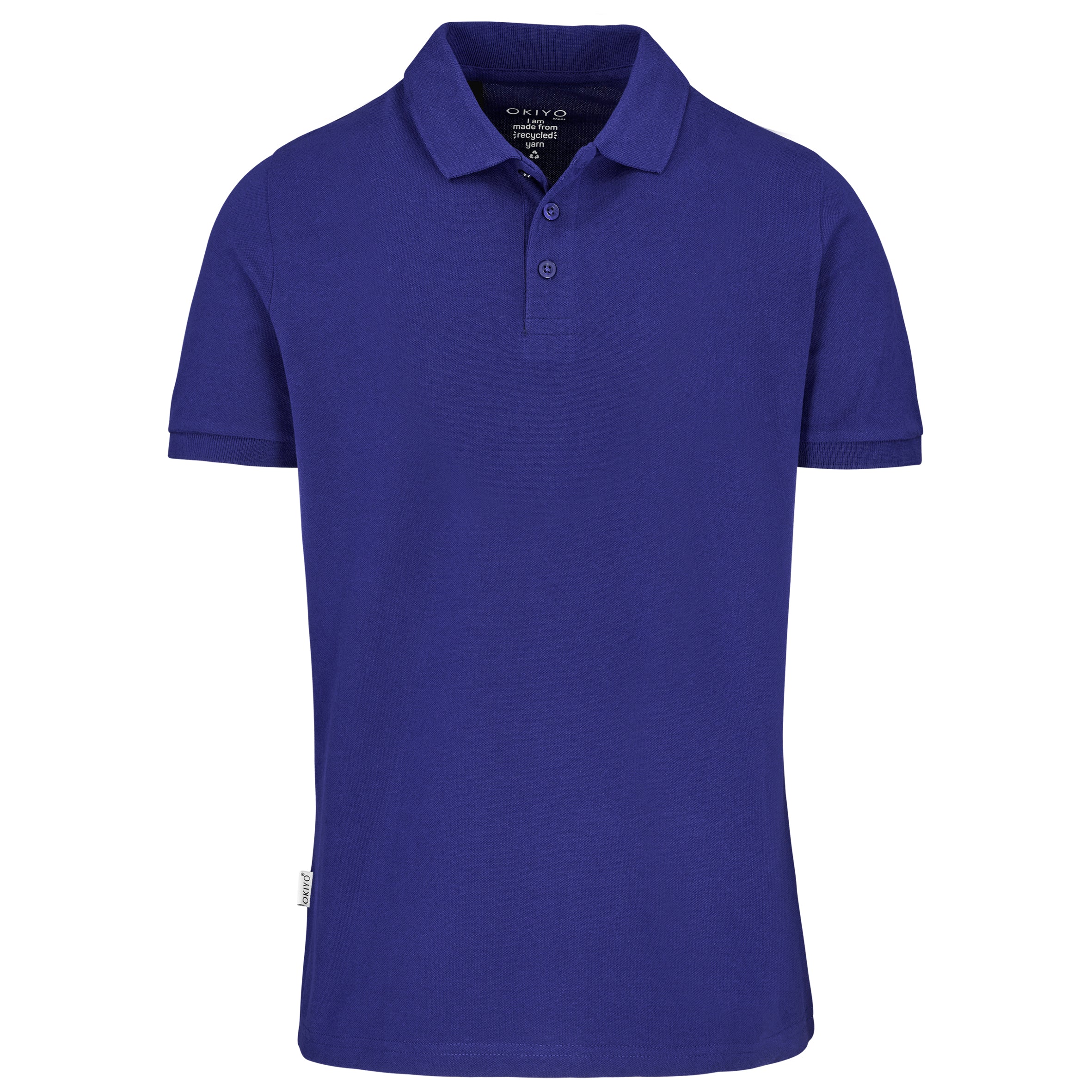 Mens Recycled Golf Shirt L / Royal Blue / RB